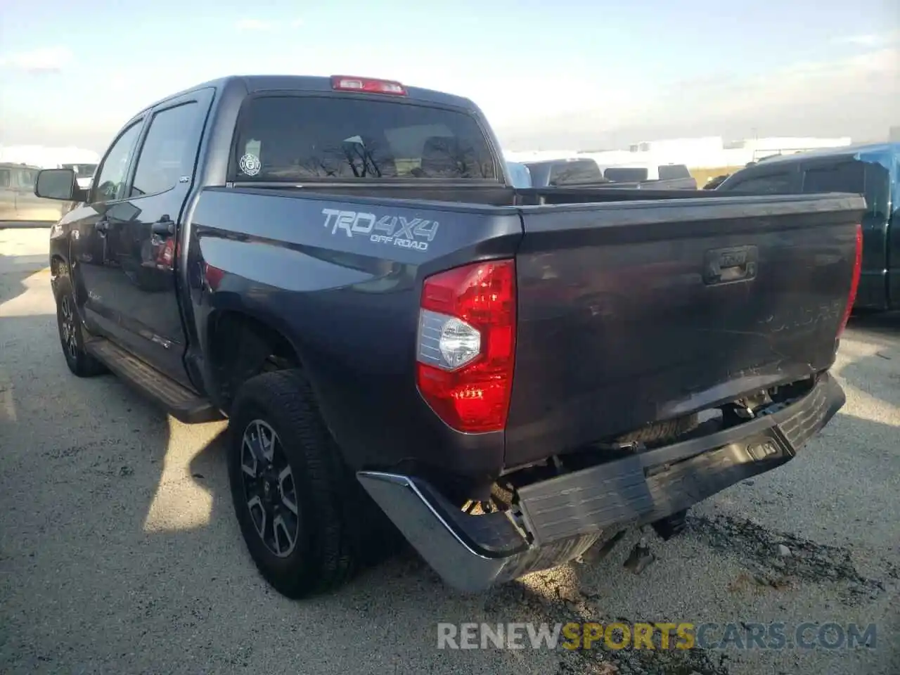 3 Photograph of a damaged car 5TFDW5F16KX846057 TOYOTA TUNDRA 2019