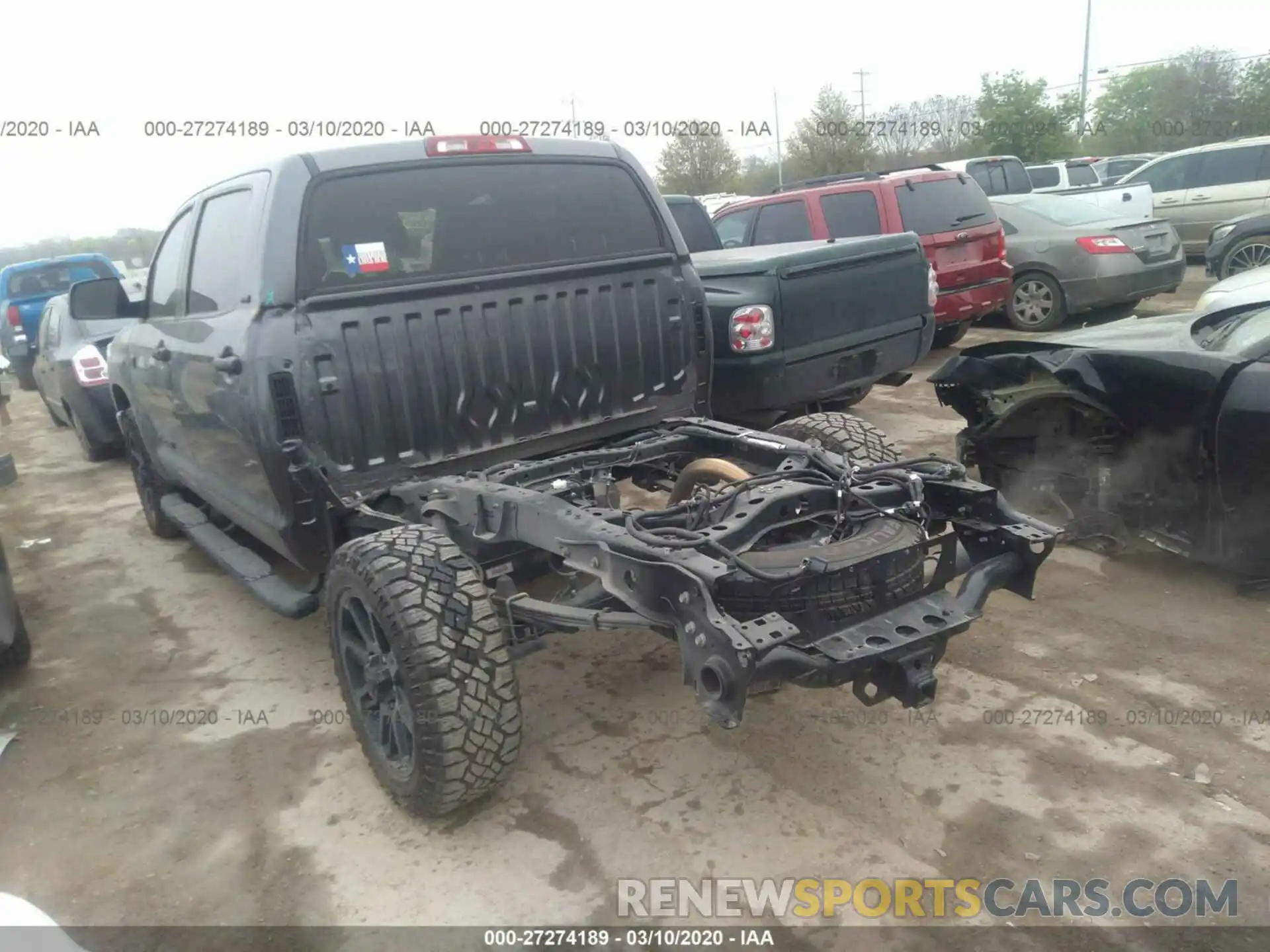 3 Photograph of a damaged car 5TFDW5F16KX854756 TOYOTA TUNDRA 2019