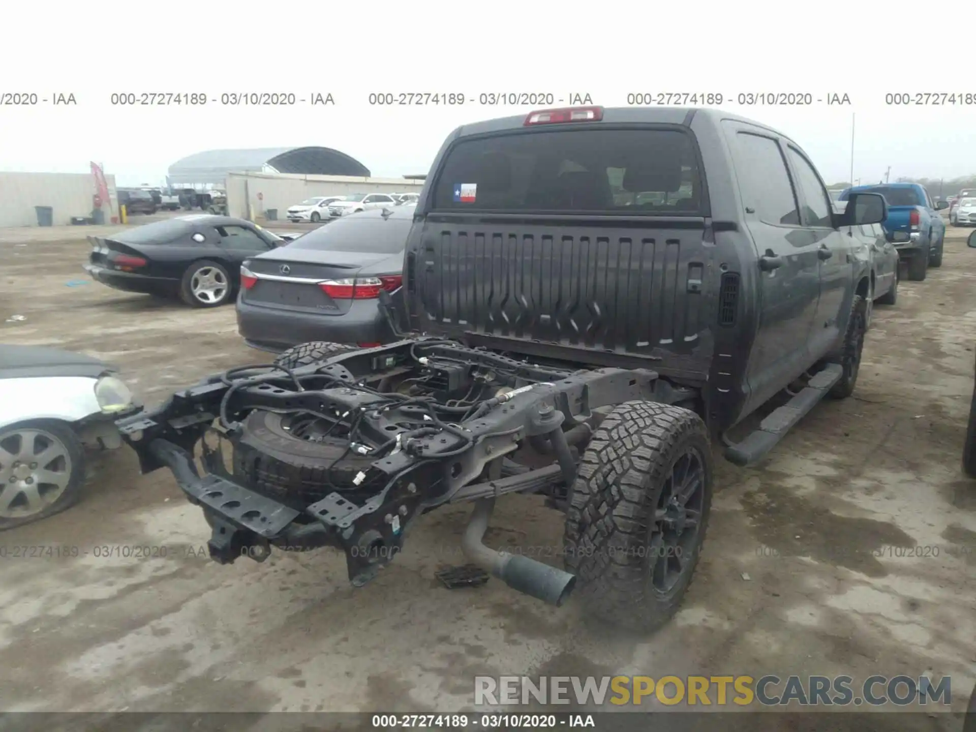 4 Фотография поврежденного автомобиля 5TFDW5F16KX854756 TOYOTA TUNDRA 2019