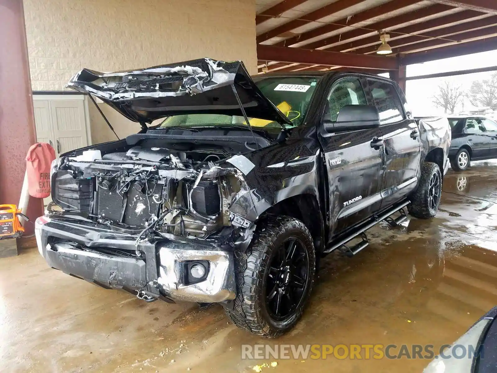 2 Photograph of a damaged car 5TFDW5F16KX855289 TOYOTA TUNDRA 2019