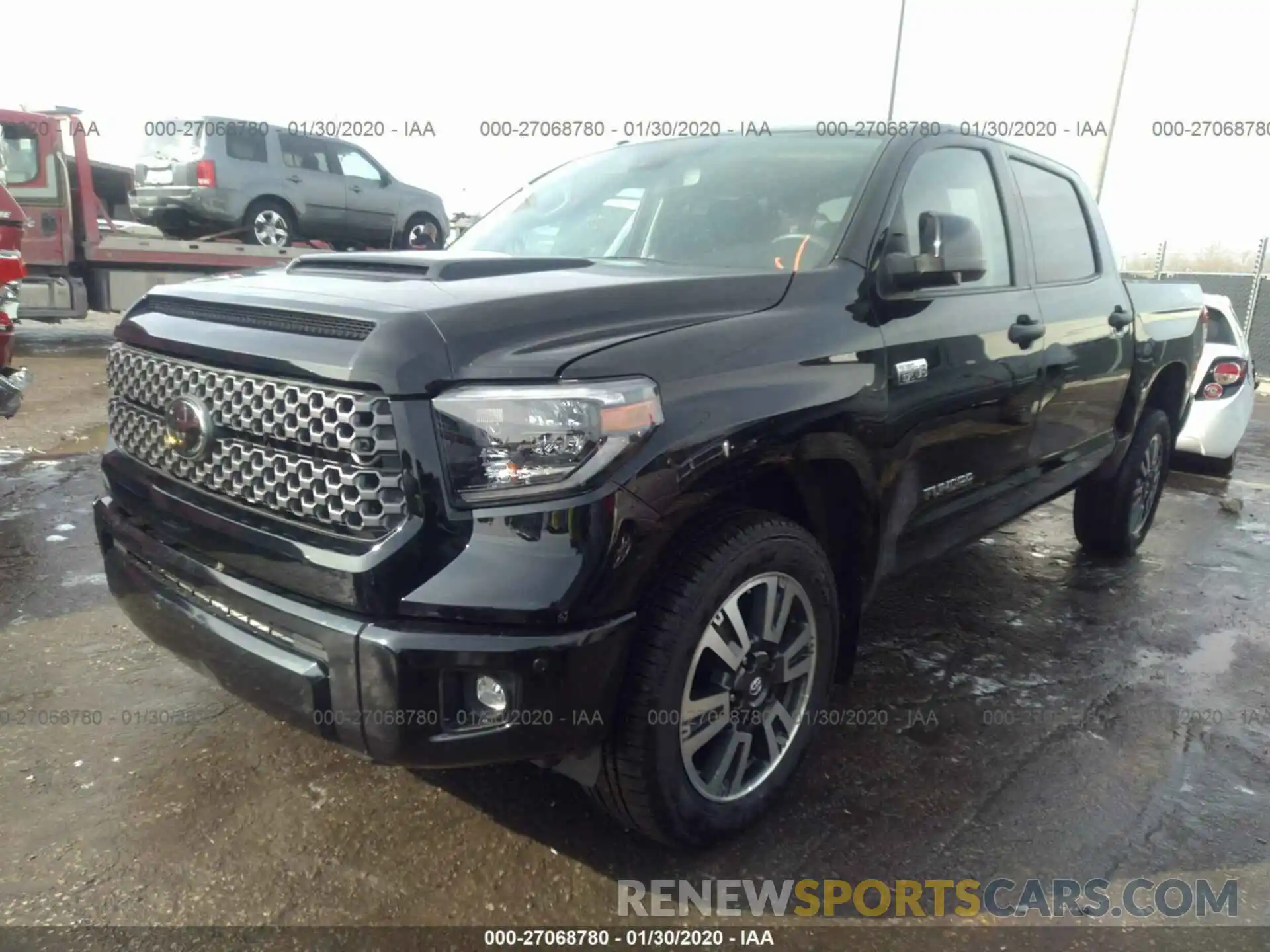 2 Photograph of a damaged car 5TFDW5F17KX794423 TOYOTA TUNDRA 2019