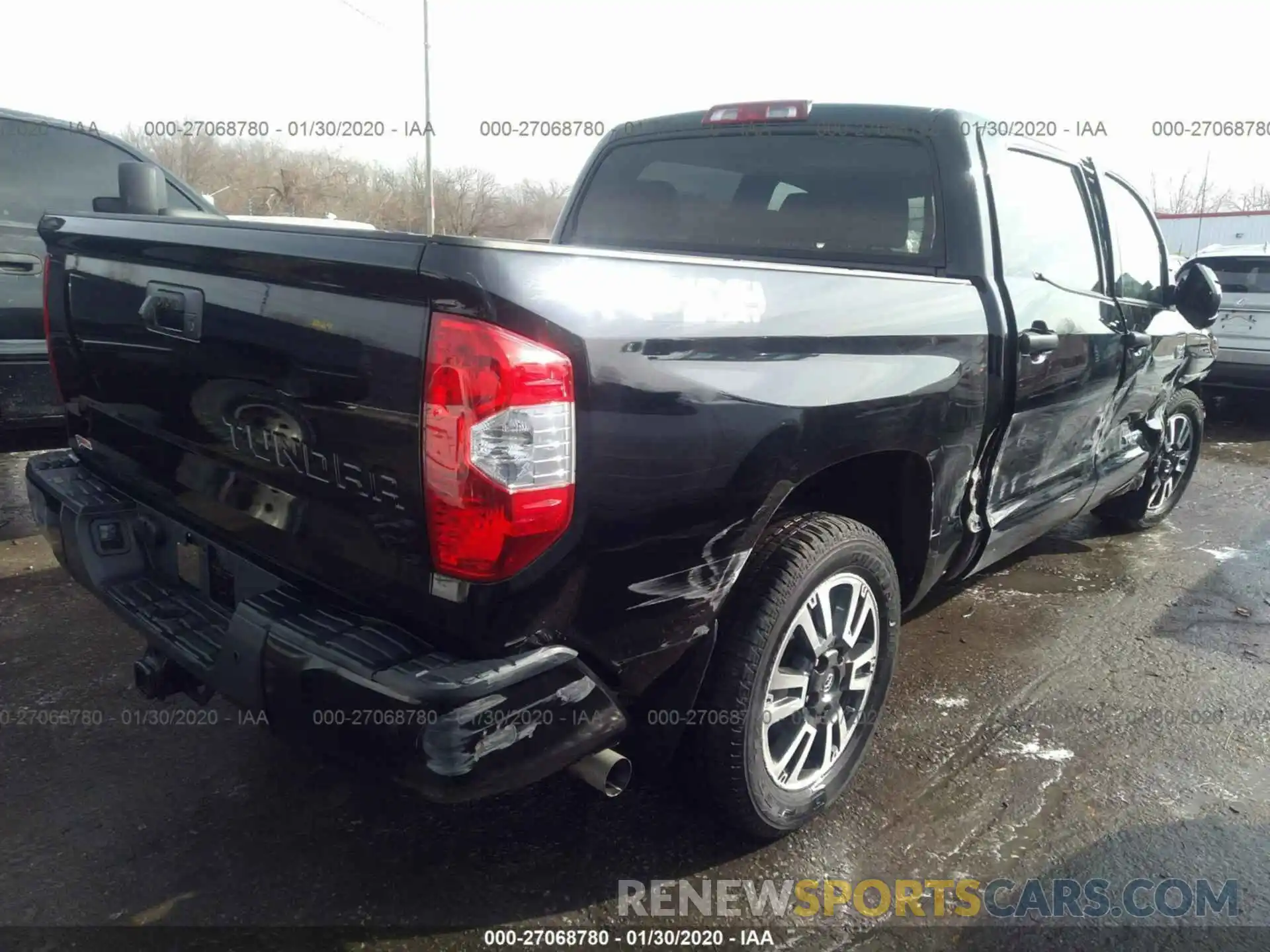 4 Photograph of a damaged car 5TFDW5F17KX794423 TOYOTA TUNDRA 2019