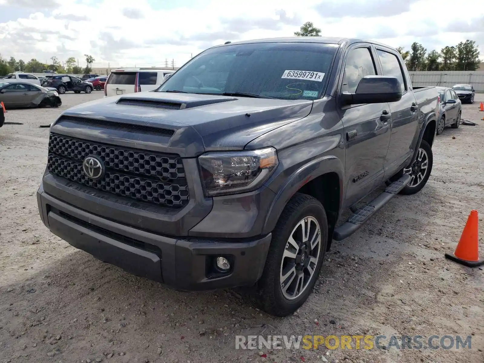 2 Photograph of a damaged car 5TFDW5F17KX798049 TOYOTA TUNDRA 2019