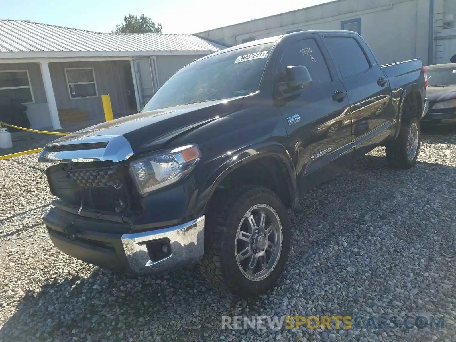 2 Photograph of a damaged car 5TFDW5F17KX820468 TOYOTA TUNDRA 2019