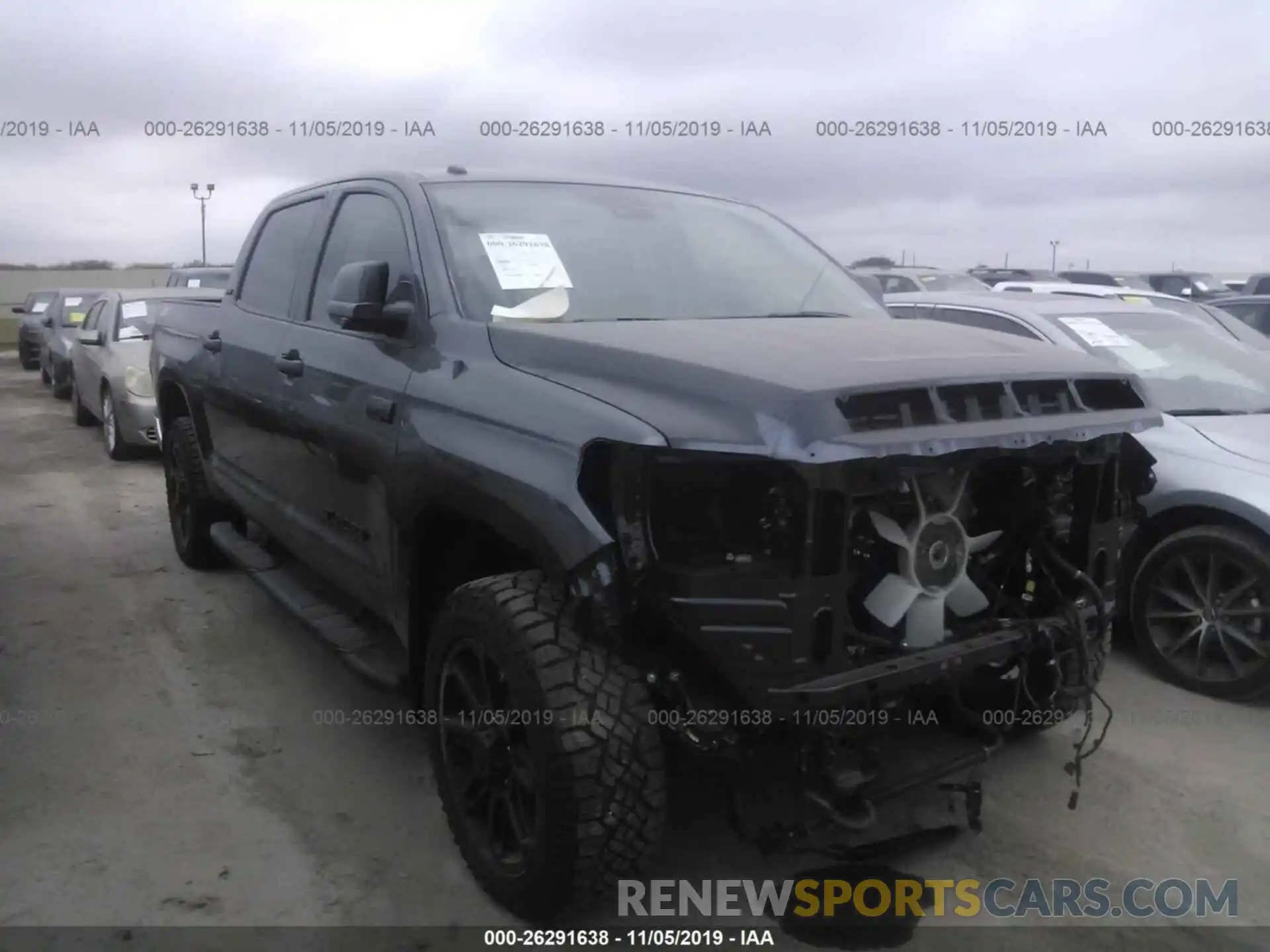 1 Photograph of a damaged car 5TFDW5F17KX842793 TOYOTA TUNDRA 2019