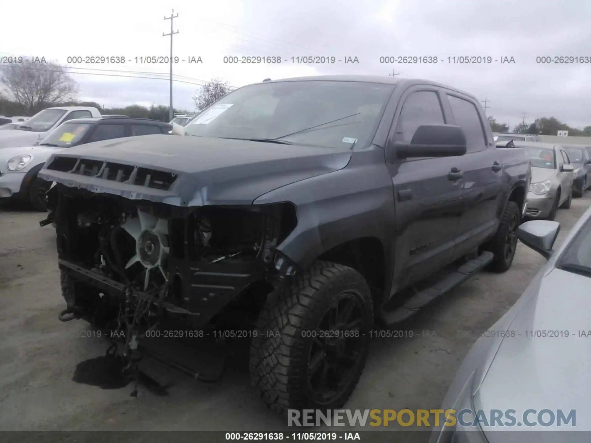 2 Photograph of a damaged car 5TFDW5F17KX842793 TOYOTA TUNDRA 2019