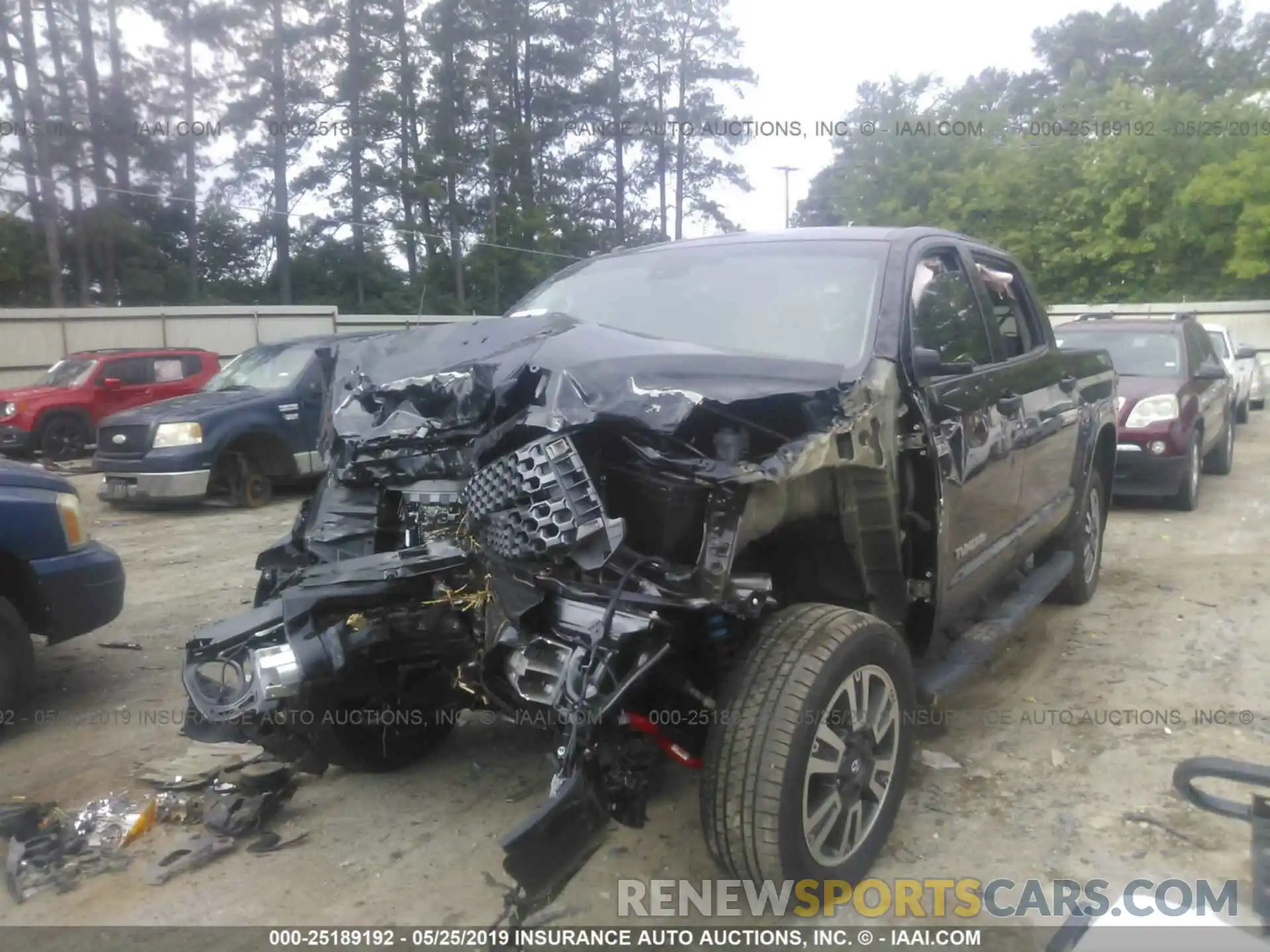 2 Photograph of a damaged car 5TFDW5F18KX787464 TOYOTA TUNDRA 2019