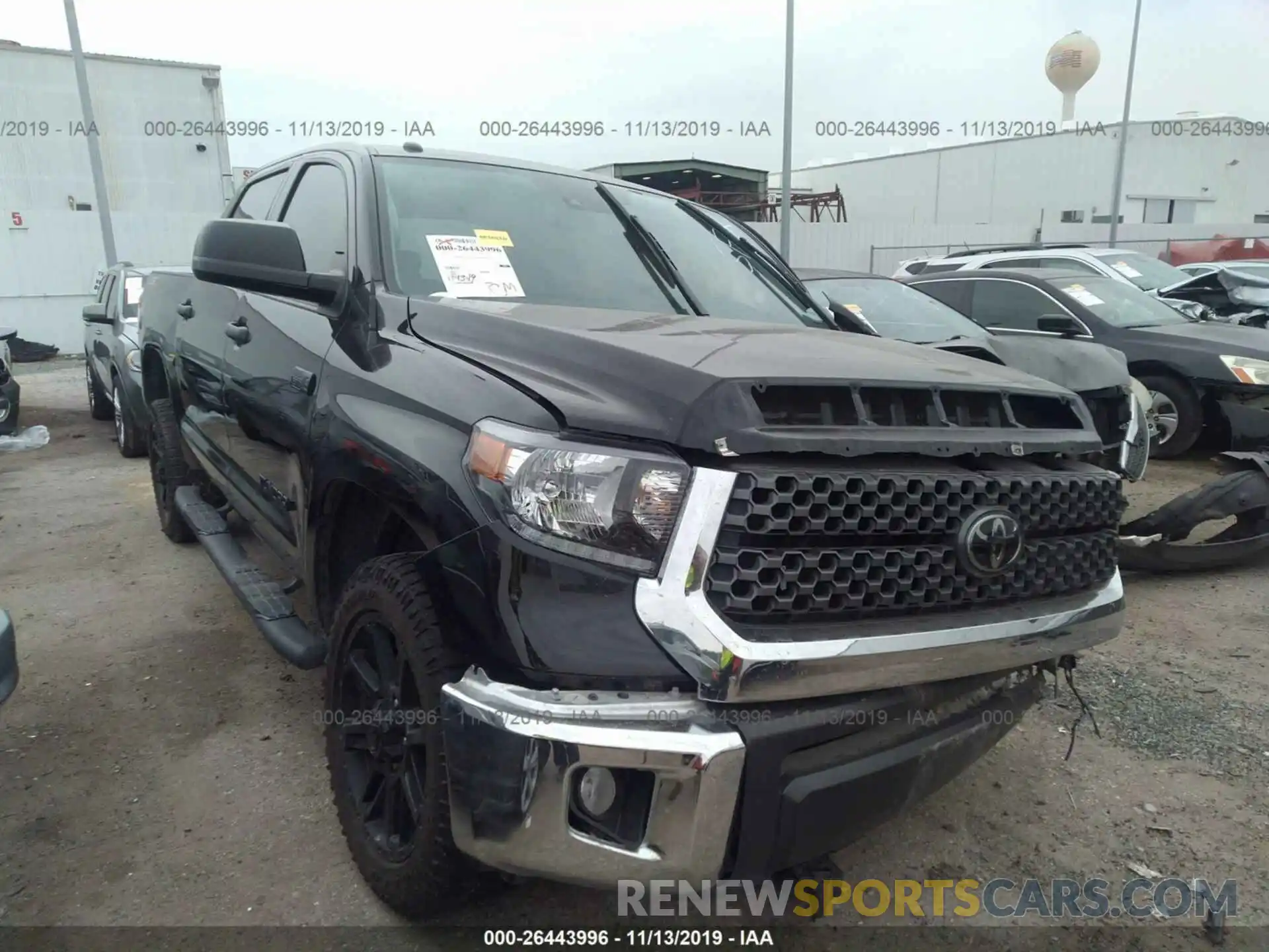 1 Photograph of a damaged car 5TFDW5F18KX794558 TOYOTA TUNDRA 2019