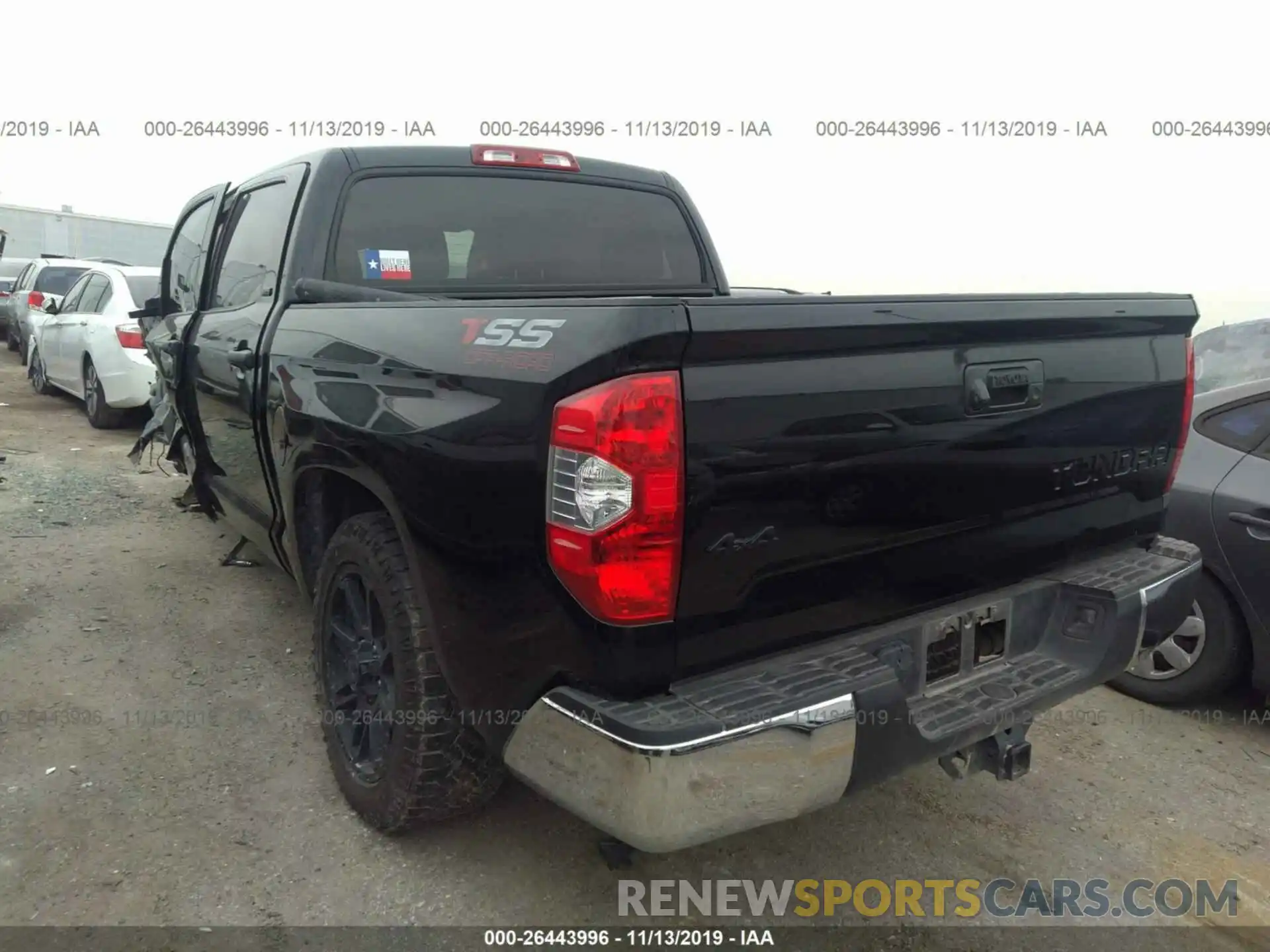 3 Photograph of a damaged car 5TFDW5F18KX794558 TOYOTA TUNDRA 2019