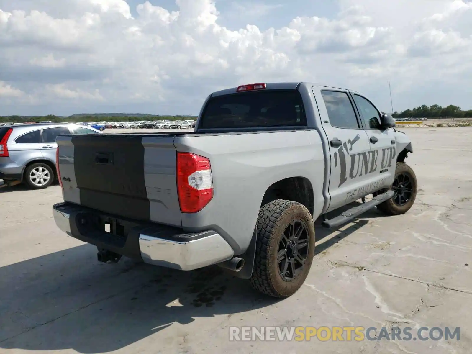 4 Photograph of a damaged car 5TFDW5F18KX818891 TOYOTA TUNDRA 2019