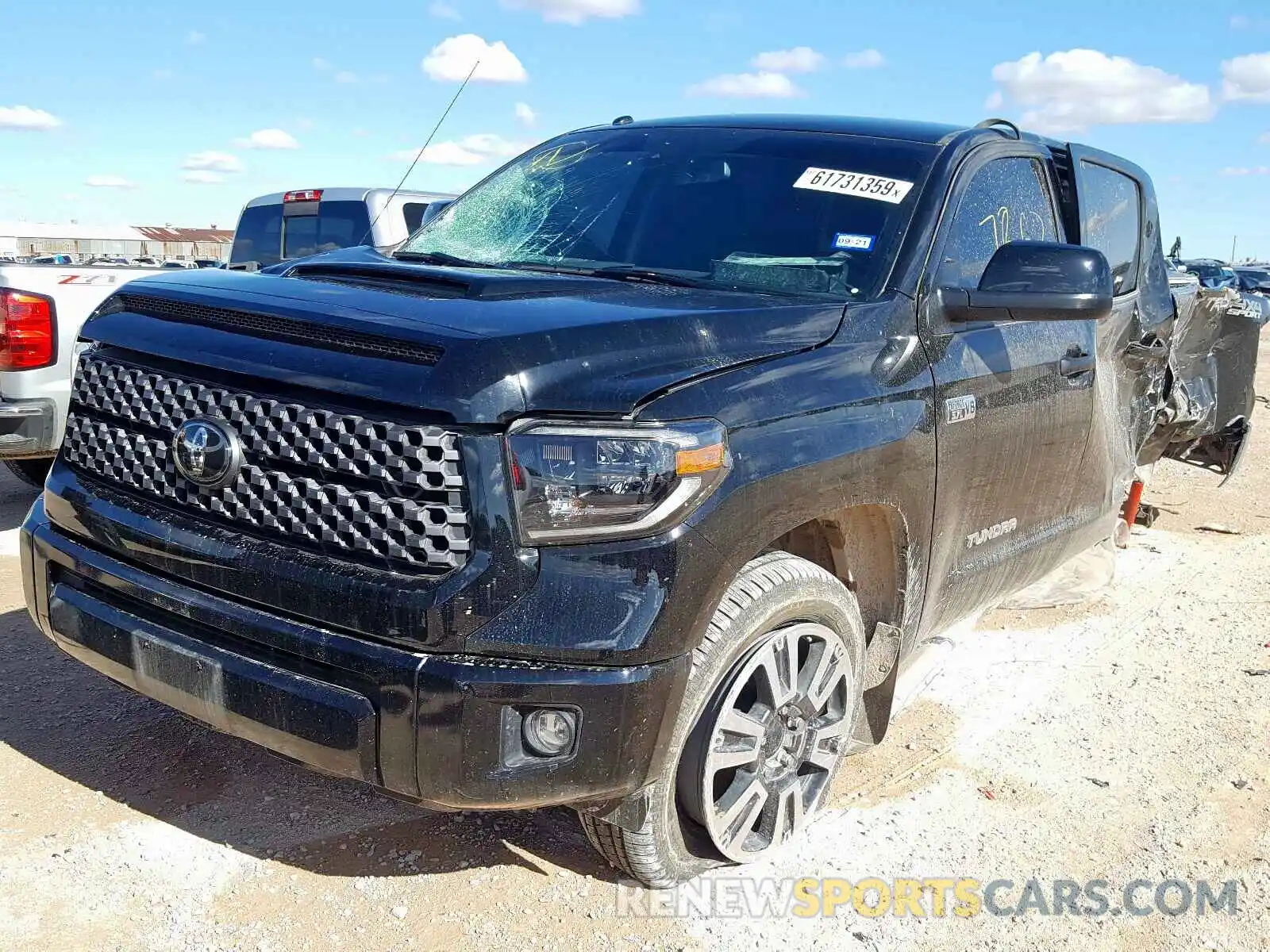 2 Photograph of a damaged car 5TFDW5F18KX819166 TOYOTA TUNDRA 2019