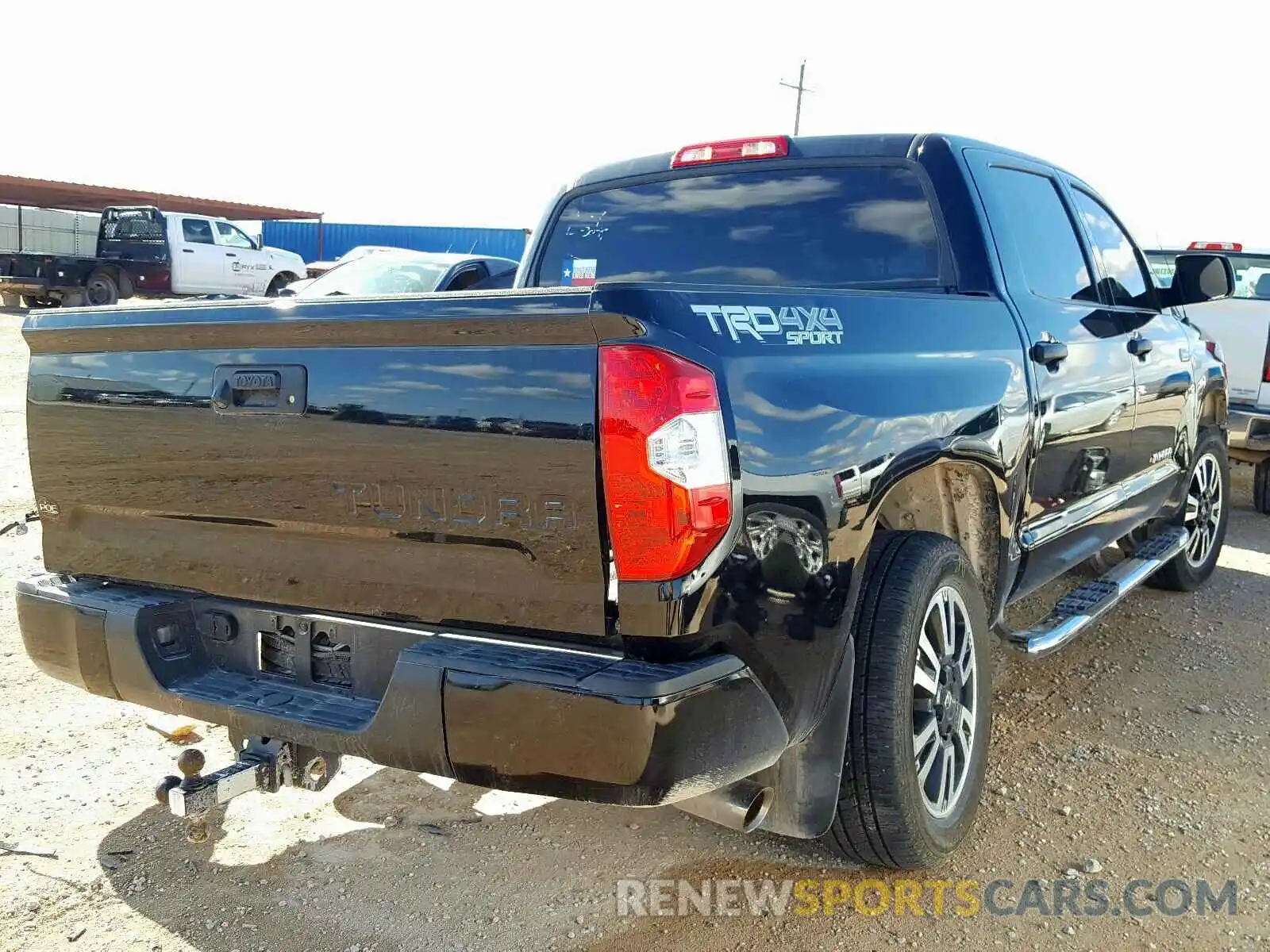 4 Photograph of a damaged car 5TFDW5F18KX819166 TOYOTA TUNDRA 2019