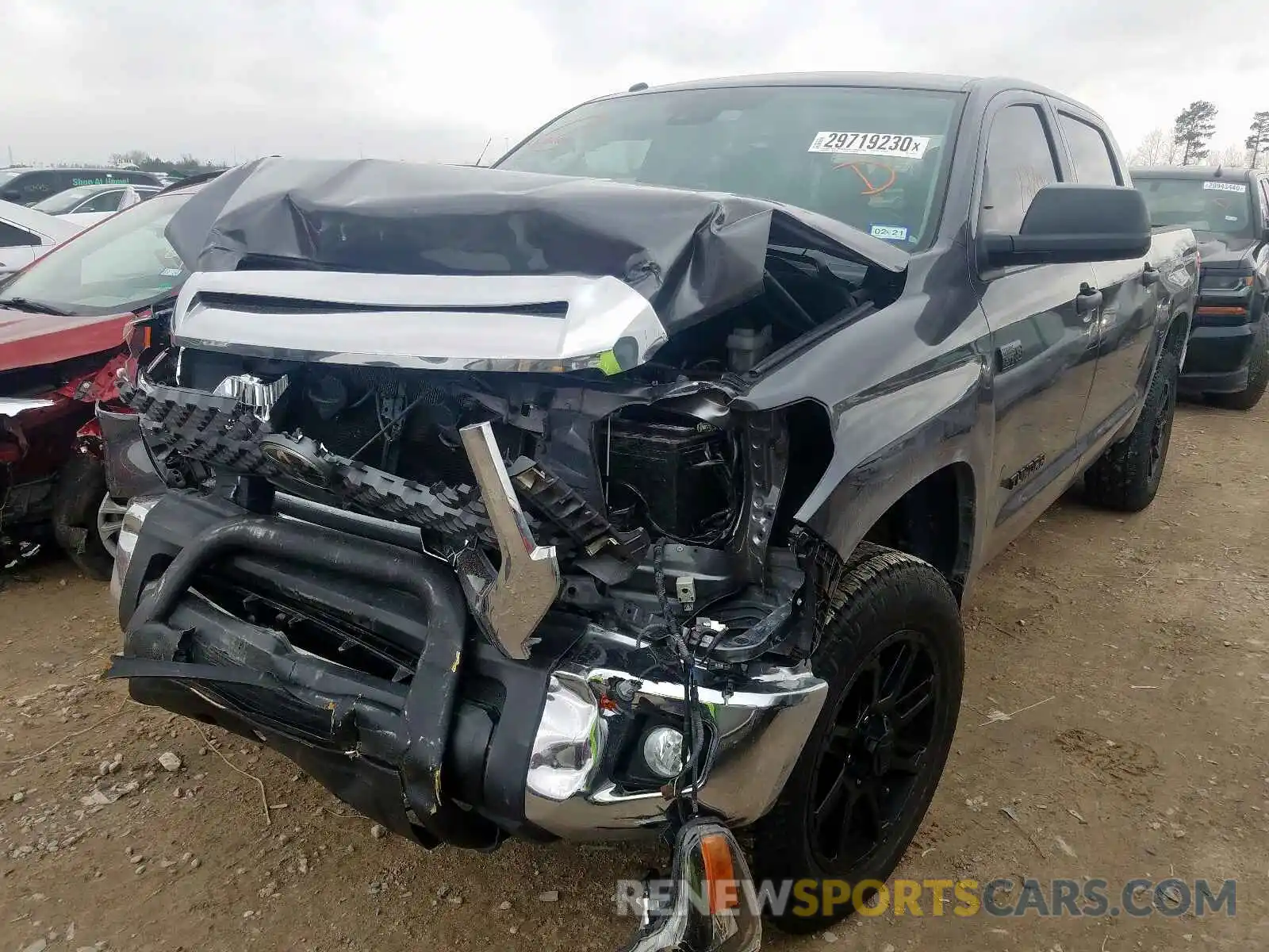 2 Photograph of a damaged car 5TFDW5F18KX819250 TOYOTA TUNDRA 2019