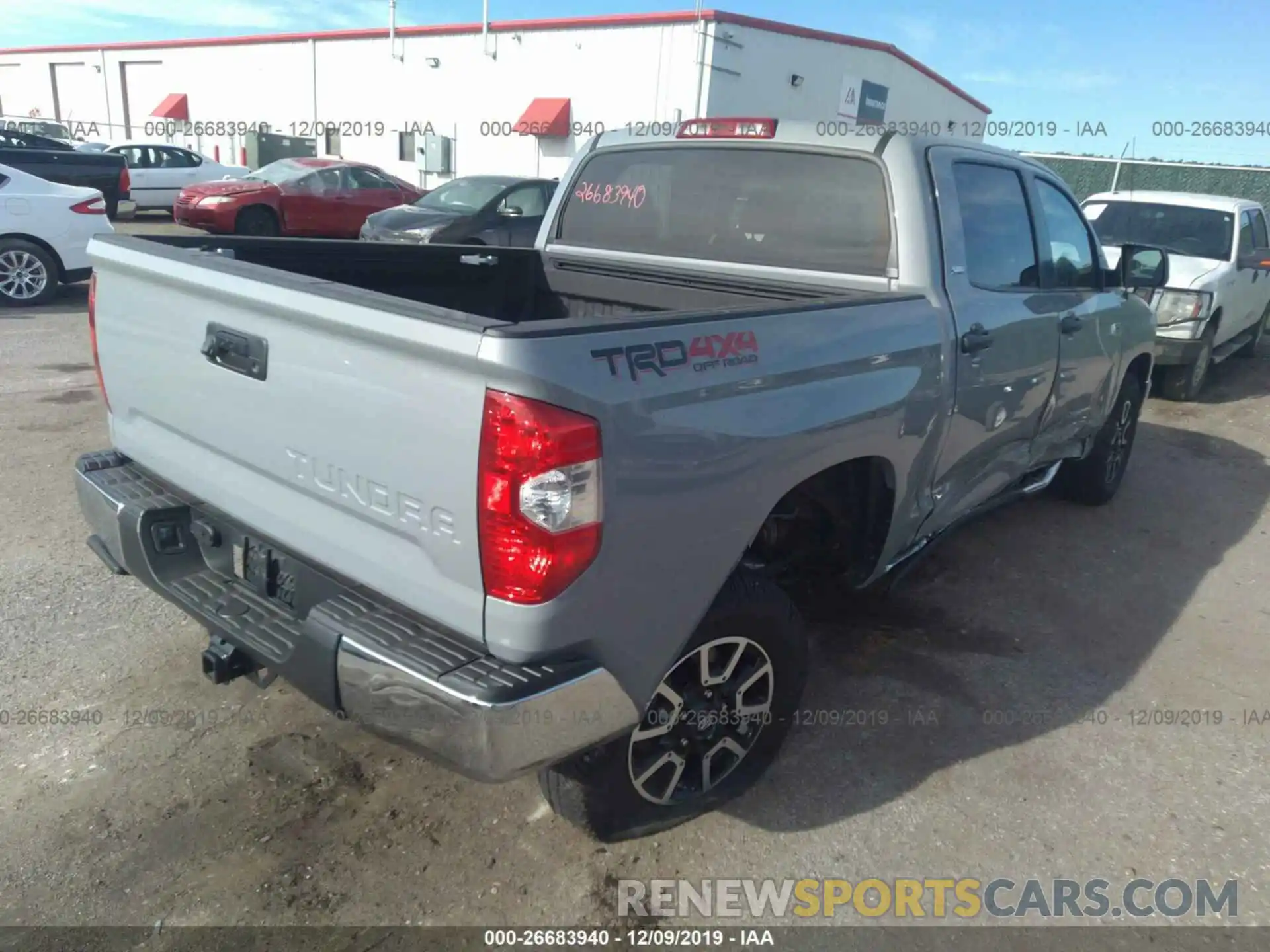 4 Photograph of a damaged car 5TFDW5F18KX837392 TOYOTA TUNDRA 2019