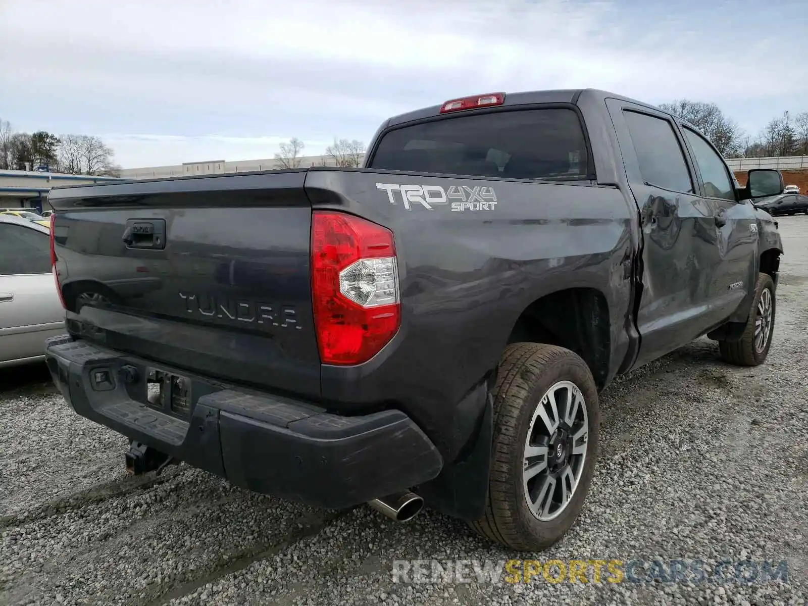 4 Photograph of a damaged car 5TFDW5F18KX843404 TOYOTA TUNDRA 2019