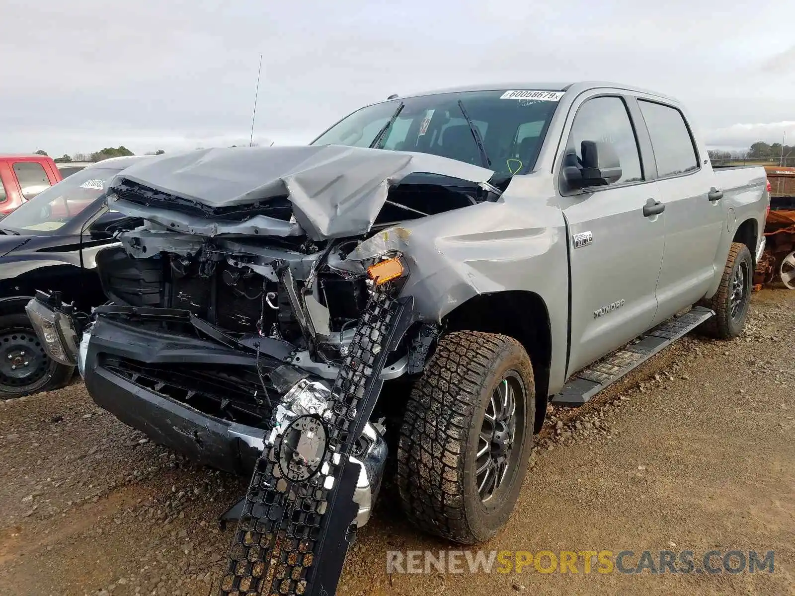 2 Photograph of a damaged car 5TFDW5F18KX848540 TOYOTA TUNDRA 2019