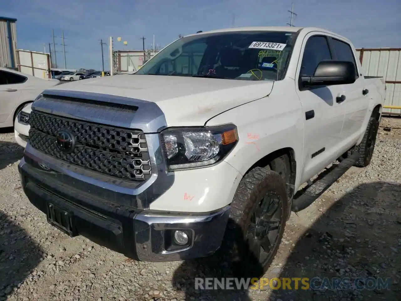 2 Photograph of a damaged car 5TFDW5F18KX861224 TOYOTA TUNDRA 2019