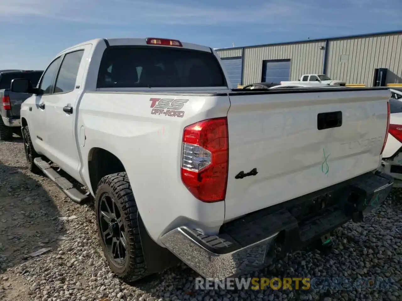 3 Photograph of a damaged car 5TFDW5F18KX861224 TOYOTA TUNDRA 2019