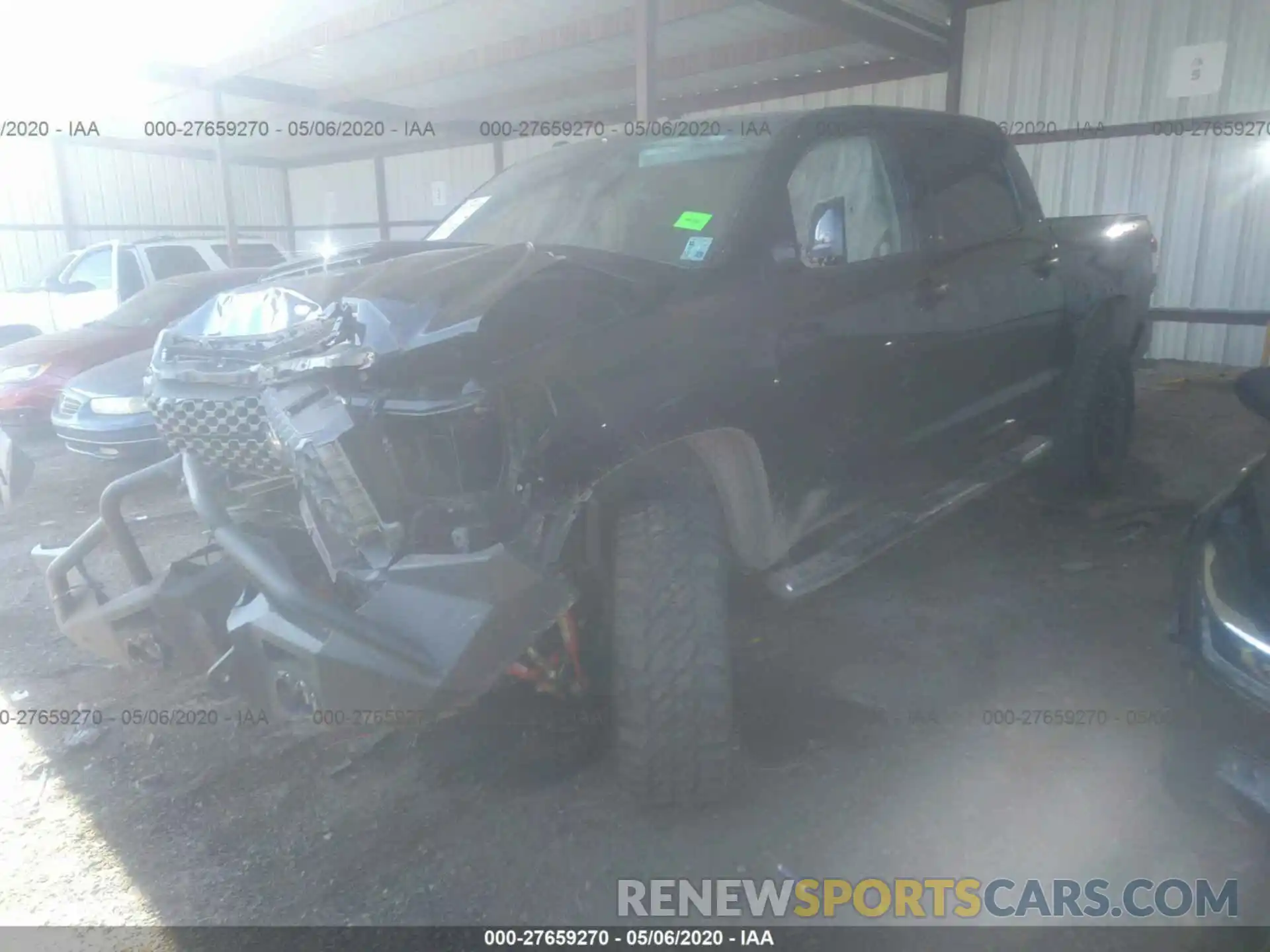 2 Photograph of a damaged car 5TFDW5F19KX787585 TOYOTA TUNDRA 2019