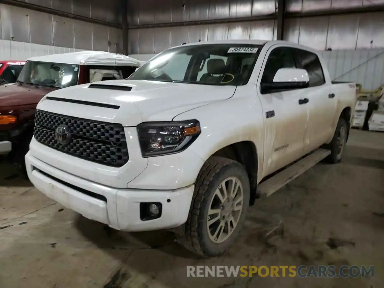 2 Photograph of a damaged car 5TFDW5F19KX822416 TOYOTA TUNDRA 2019