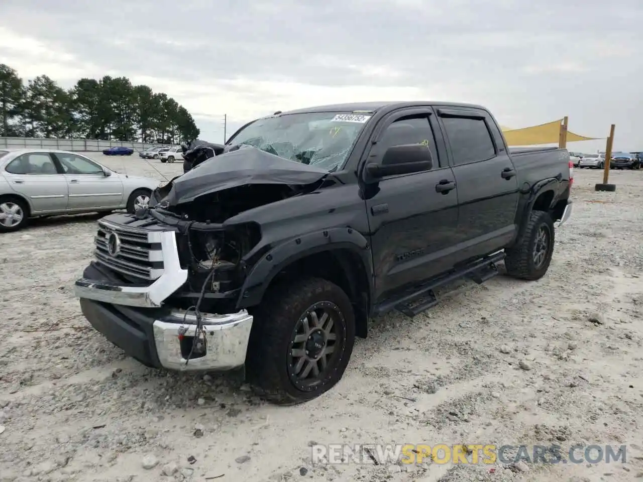 2 Photograph of a damaged car 5TFDW5F19KX832220 TOYOTA TUNDRA 2019