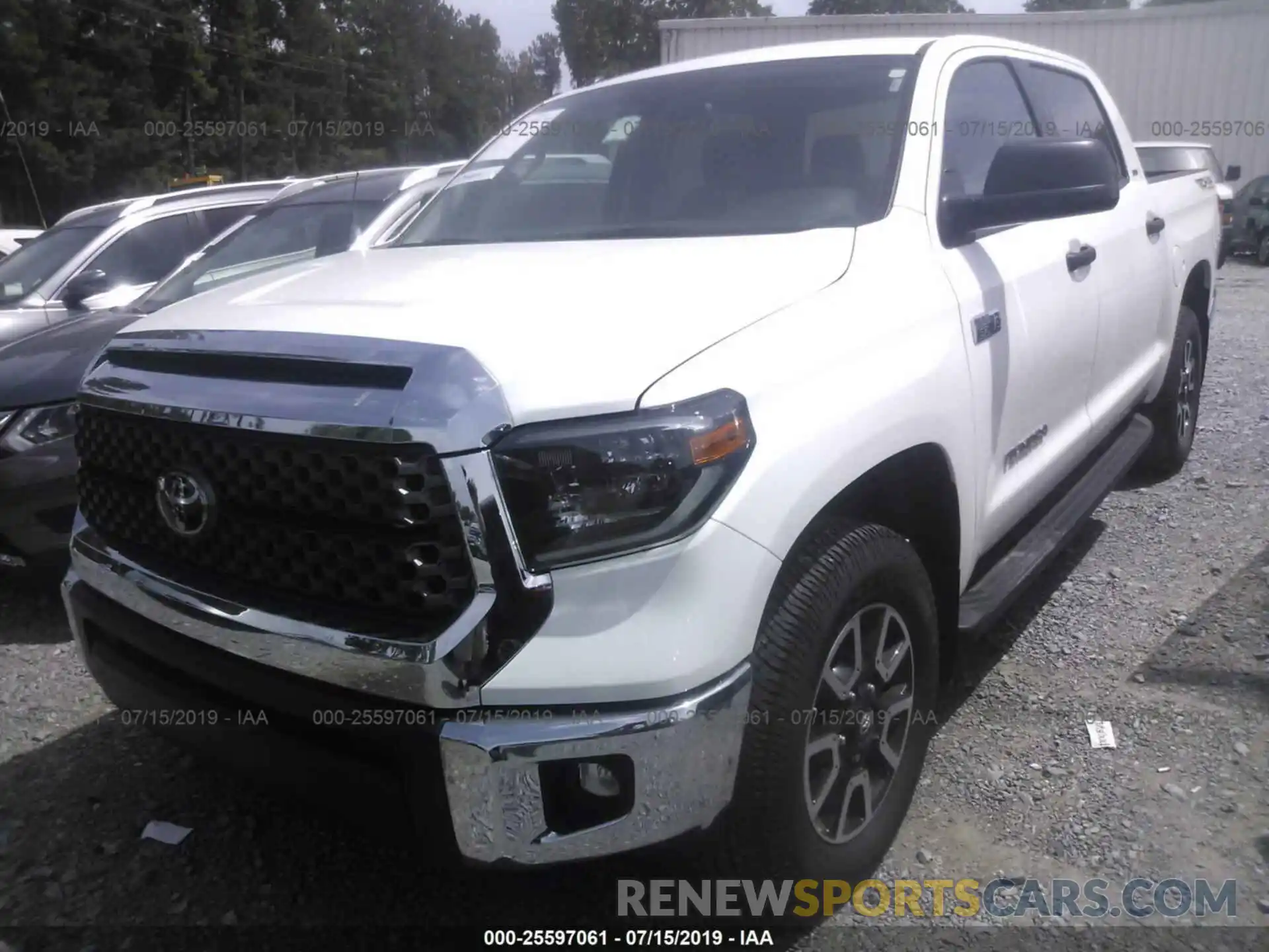 2 Photograph of a damaged car 5TFDW5F19KX834145 TOYOTA TUNDRA 2019