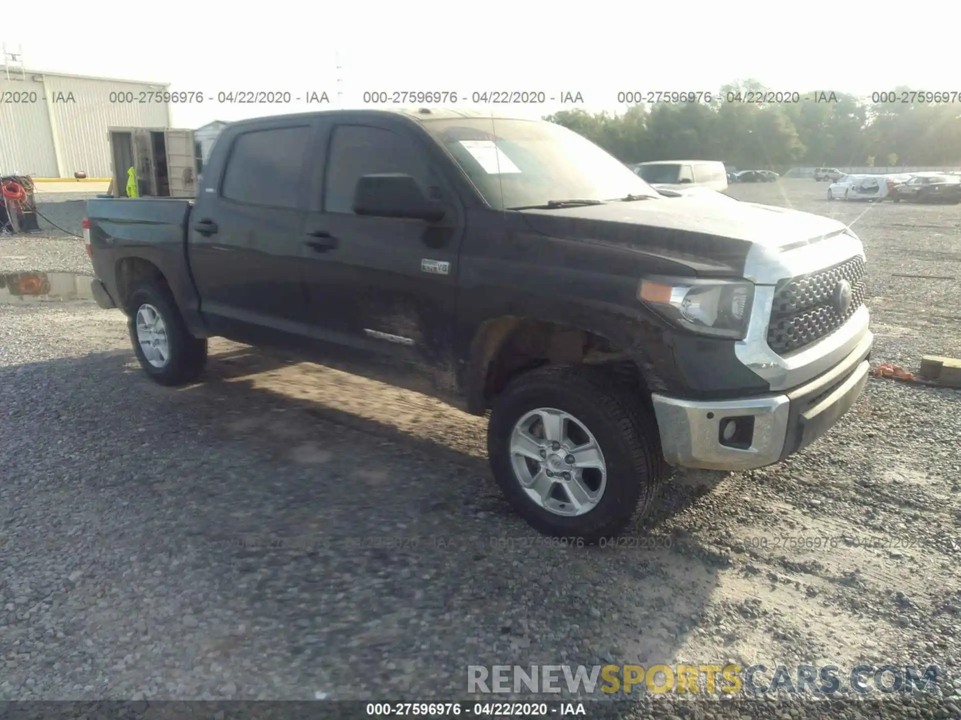 1 Photograph of a damaged car 5TFDW5F19KX840057 TOYOTA TUNDRA 2019