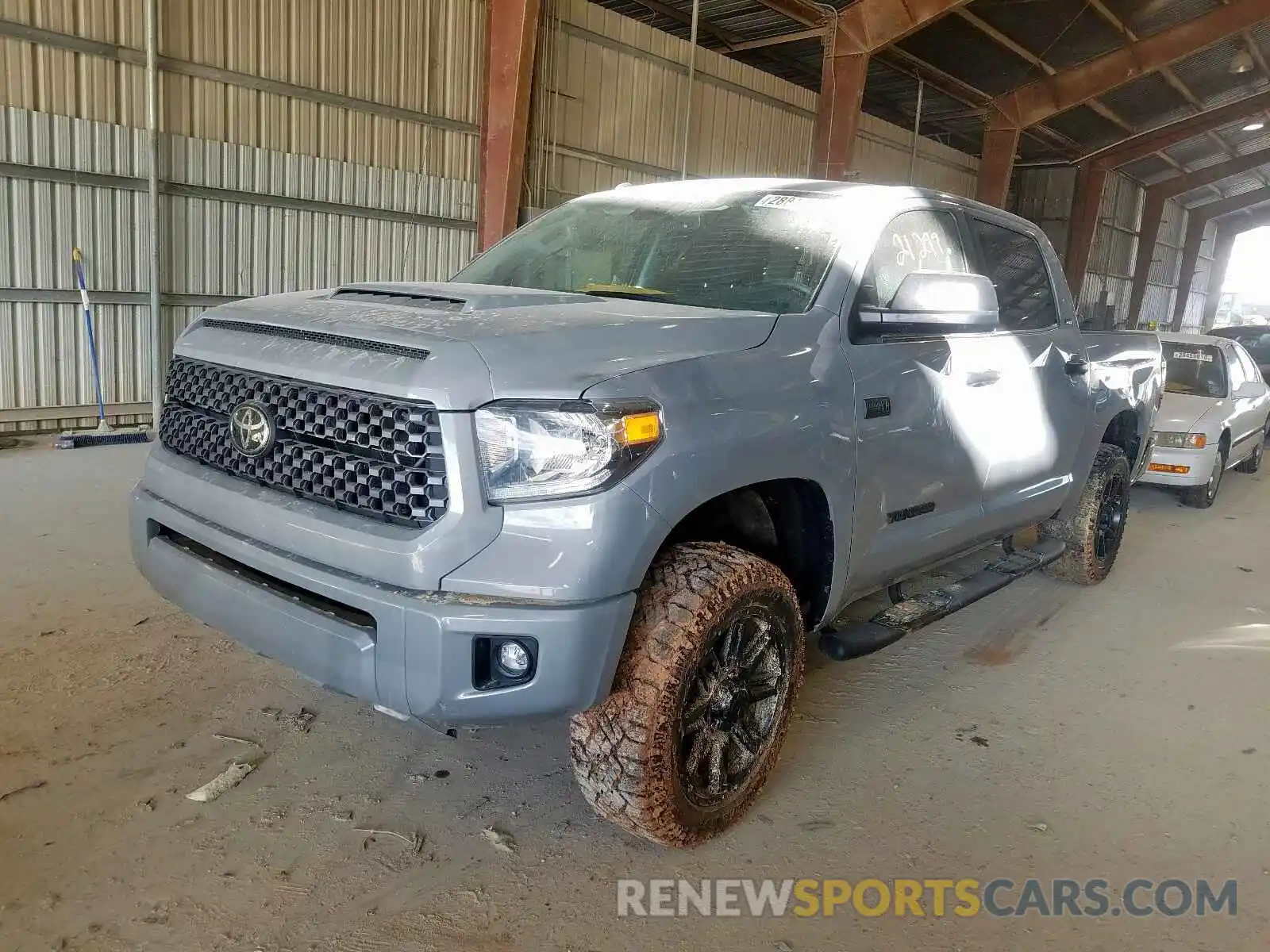 2 Photograph of a damaged car 5TFDW5F19KX844674 TOYOTA TUNDRA 2019