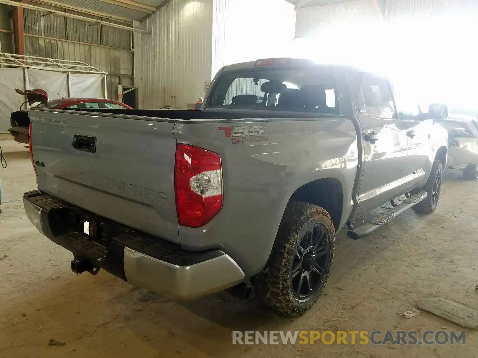 4 Photograph of a damaged car 5TFDW5F19KX844674 TOYOTA TUNDRA 2019