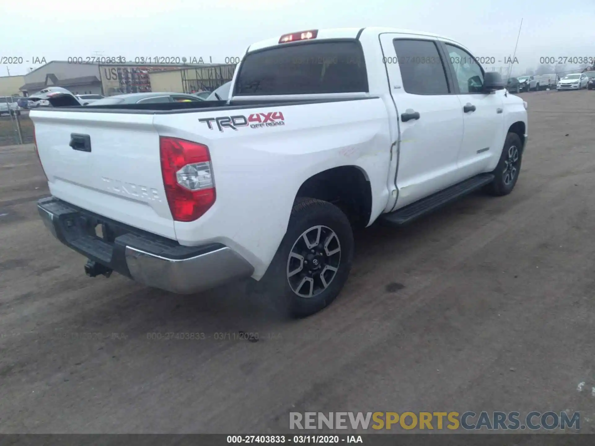 4 Photograph of a damaged car 5TFDW5F19KX846425 TOYOTA TUNDRA 2019