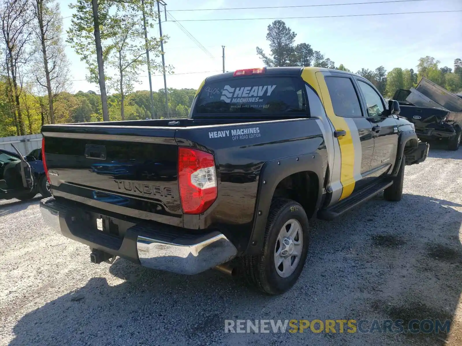 4 Photograph of a damaged car 5TFDW5F19KX849406 TOYOTA TUNDRA 2019