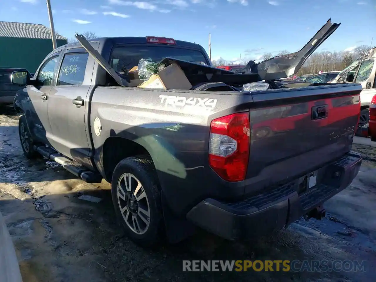 3 Photograph of a damaged car 5TFDW5F1XKX799986 TOYOTA TUNDRA 2019