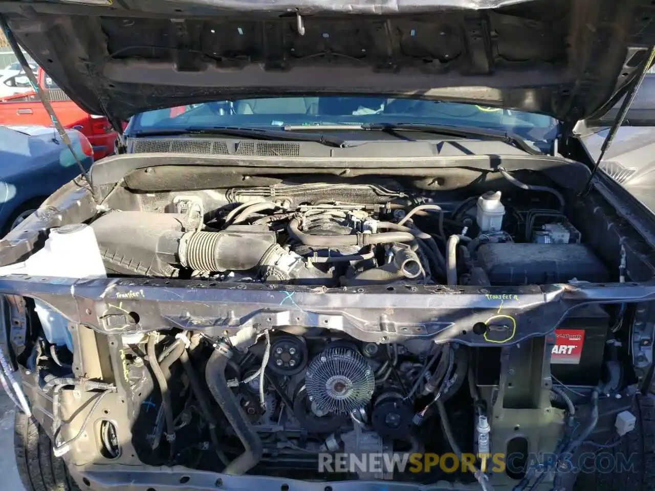 7 Photograph of a damaged car 5TFDW5F1XKX799986 TOYOTA TUNDRA 2019