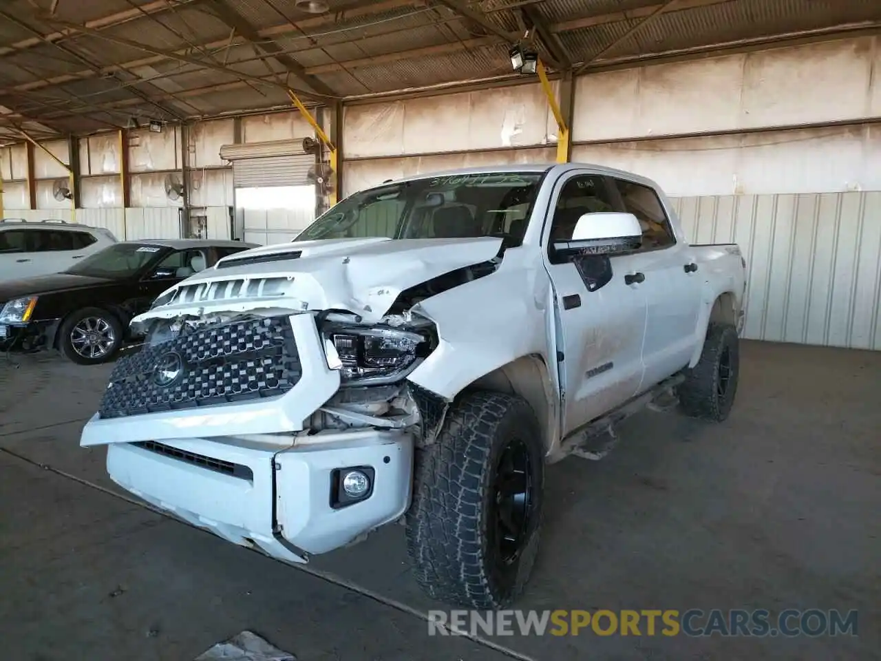 2 Photograph of a damaged car 5TFDY5F10KX797268 TOYOTA TUNDRA 2019