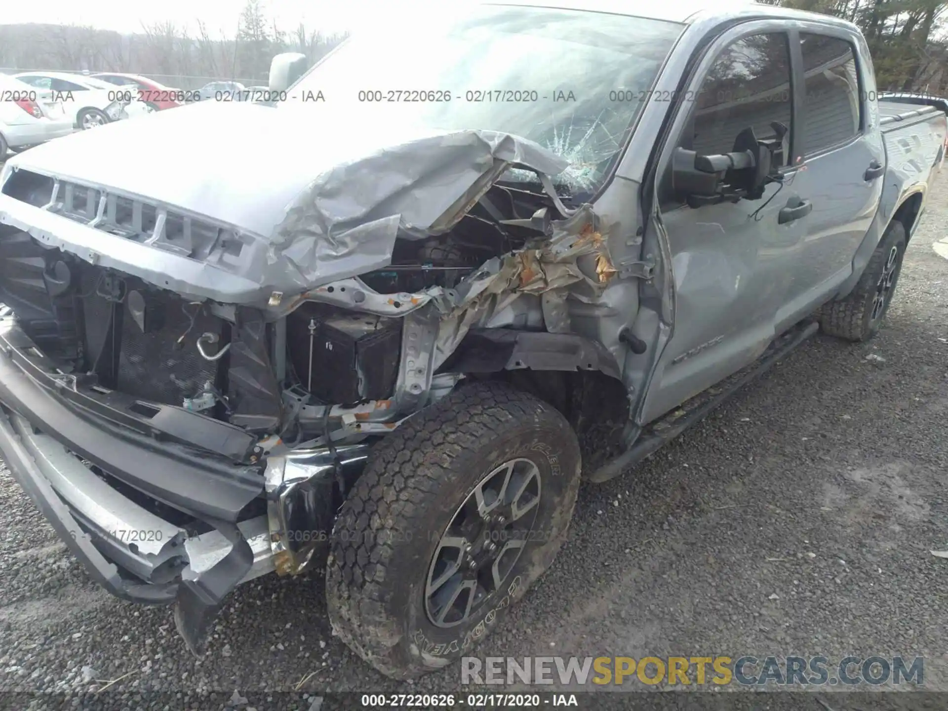 6 Photograph of a damaged car 5TFDY5F10KX809385 TOYOTA TUNDRA 2019