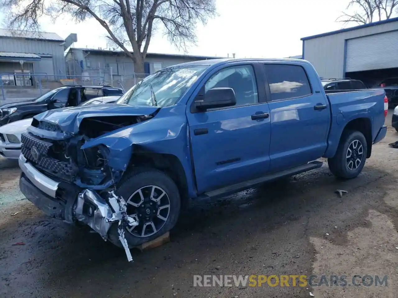 1 Photograph of a damaged car 5TFDY5F10KX848557 TOYOTA TUNDRA 2019