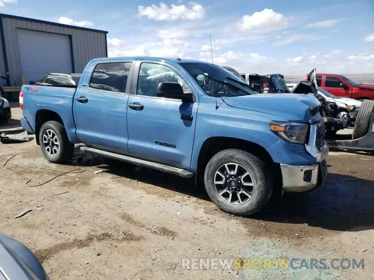 4 Фотография поврежденного автомобиля 5TFDY5F10KX848557 TOYOTA TUNDRA 2019