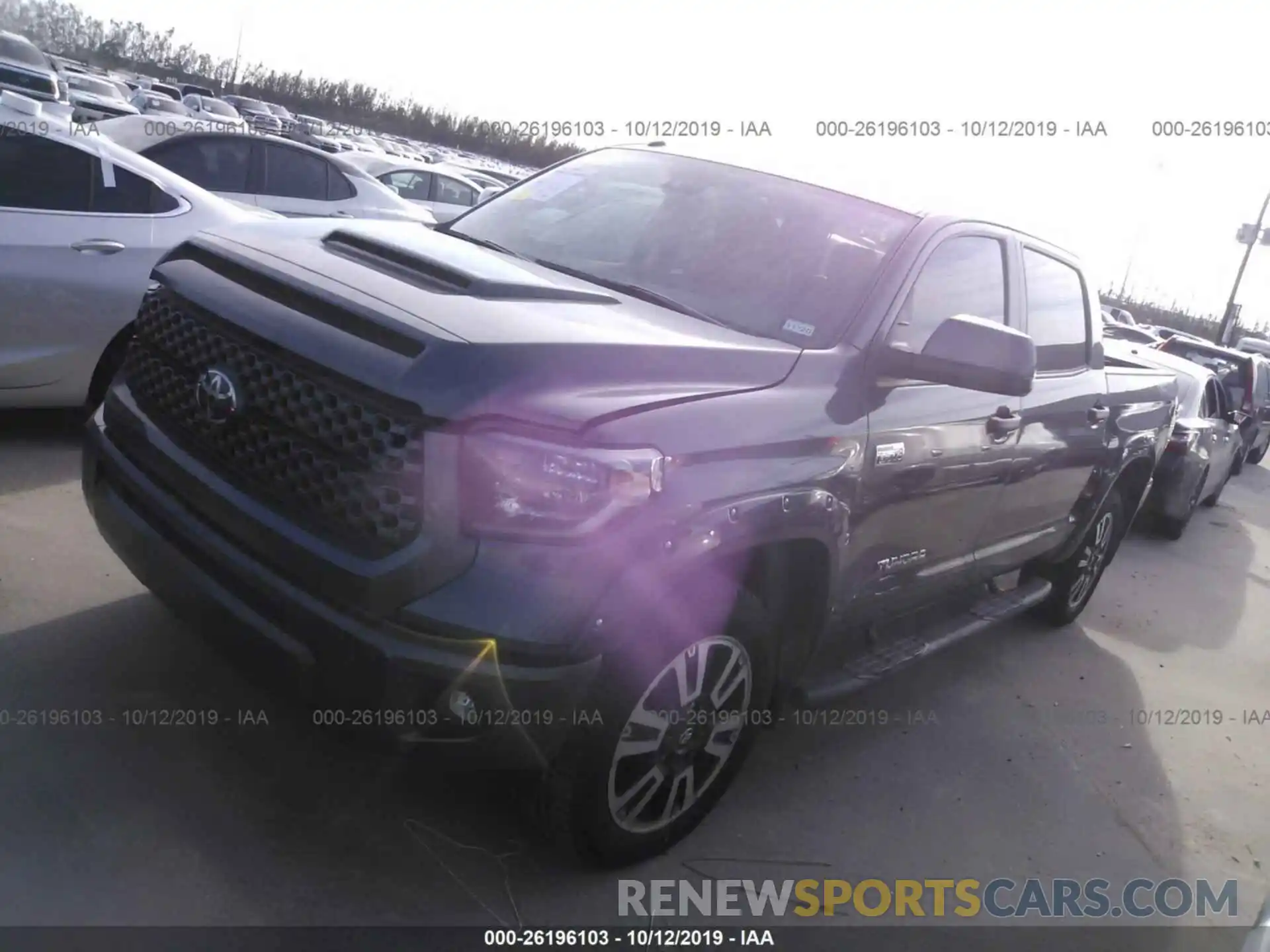 2 Фотография поврежденного автомобиля 5TFDY5F11KX791429 TOYOTA TUNDRA 2019