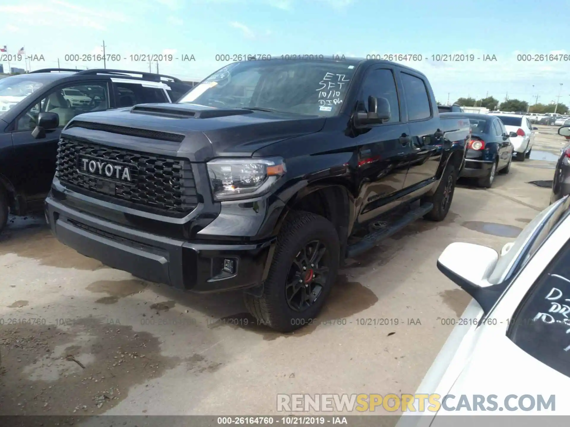 2 Photograph of a damaged car 5TFDY5F11KX795884 TOYOTA TUNDRA 2019