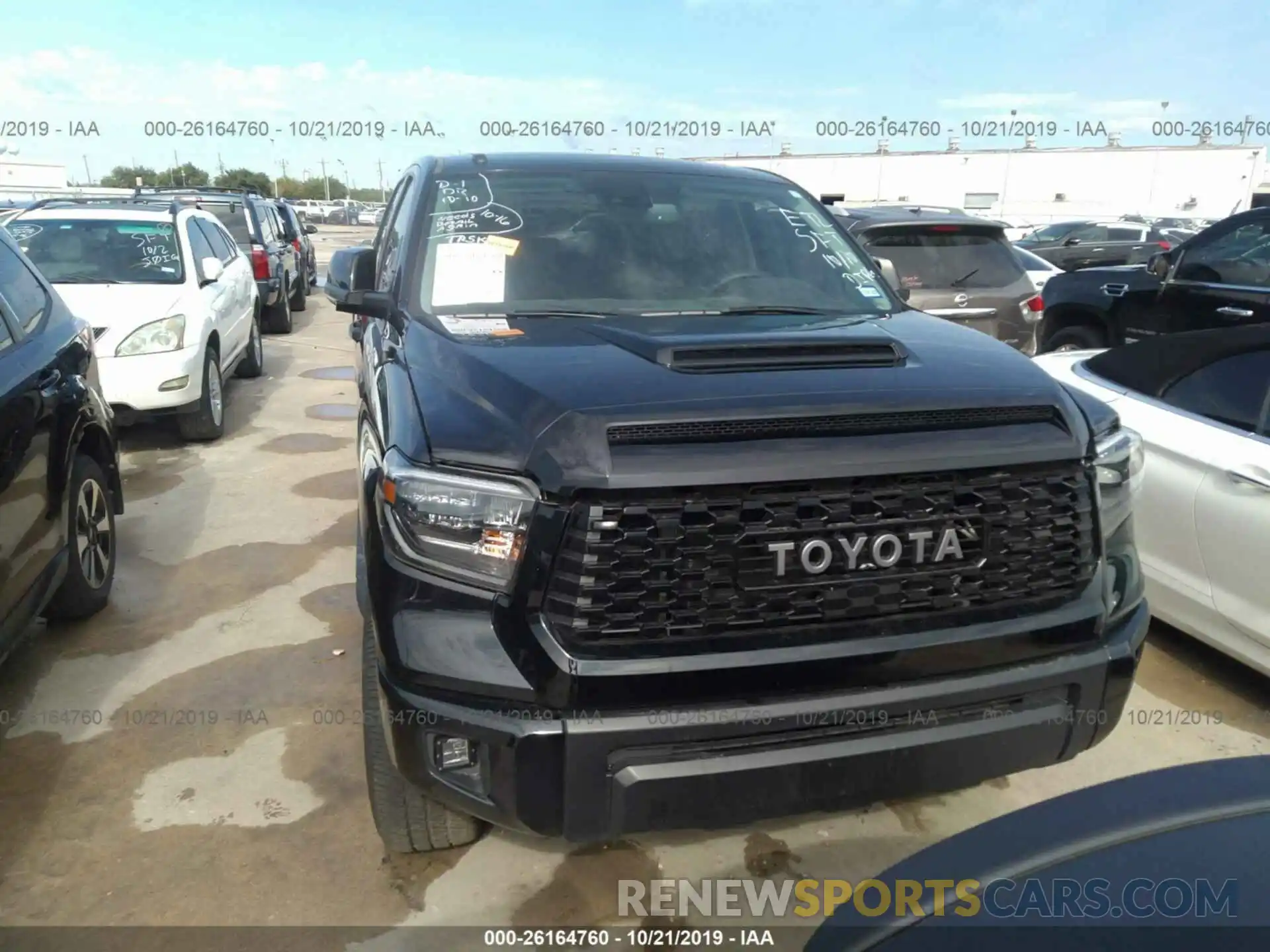 6 Photograph of a damaged car 5TFDY5F11KX795884 TOYOTA TUNDRA 2019