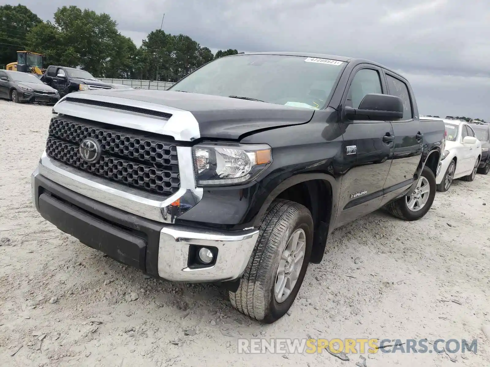 2 Photograph of a damaged car 5TFDY5F11KX801750 TOYOTA TUNDRA 2019