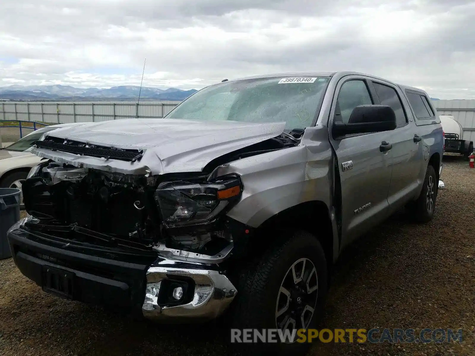 2 Photograph of a damaged car 5TFDY5F11KX806236 TOYOTA TUNDRA 2019