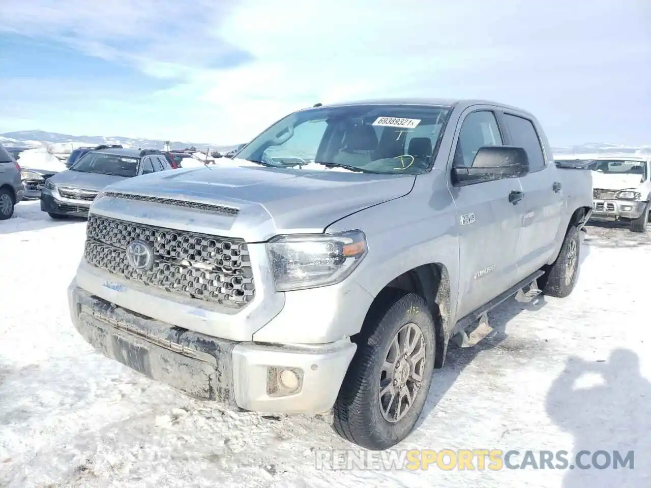 2 Photograph of a damaged car 5TFDY5F11KX808987 TOYOTA TUNDRA 2019