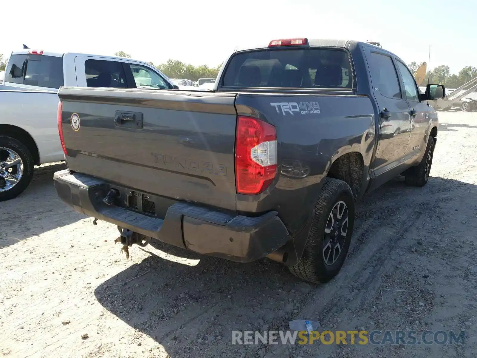 4 Photograph of a damaged car 5TFDY5F11KX815776 TOYOTA TUNDRA 2019