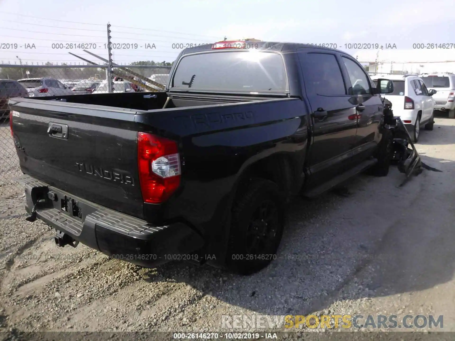 4 Фотография поврежденного автомобиля 5TFDY5F11KX816488 TOYOTA TUNDRA 2019