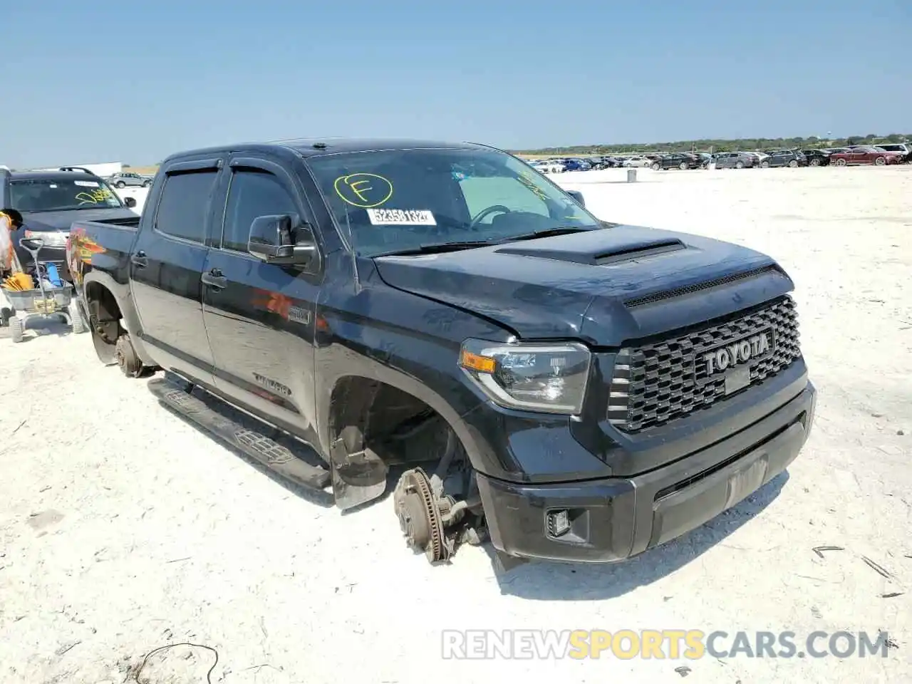 1 Photograph of a damaged car 5TFDY5F11KX840256 TOYOTA TUNDRA 2019