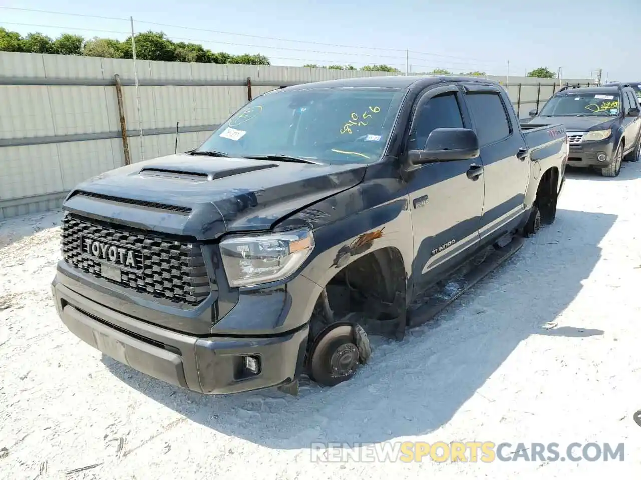 2 Photograph of a damaged car 5TFDY5F11KX840256 TOYOTA TUNDRA 2019