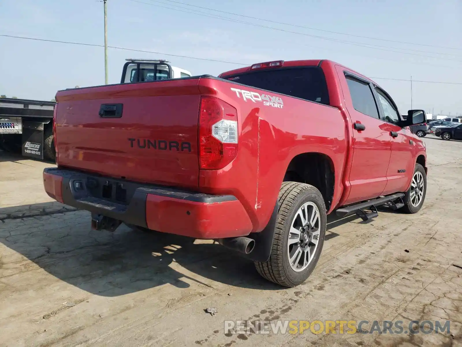 4 Photograph of a damaged car 5TFDY5F11KX849586 TOYOTA TUNDRA 2019