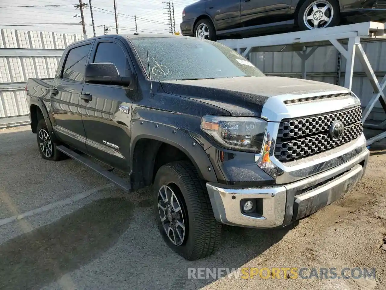 1 Photograph of a damaged car 5TFDY5F11KX850348 TOYOTA TUNDRA 2019