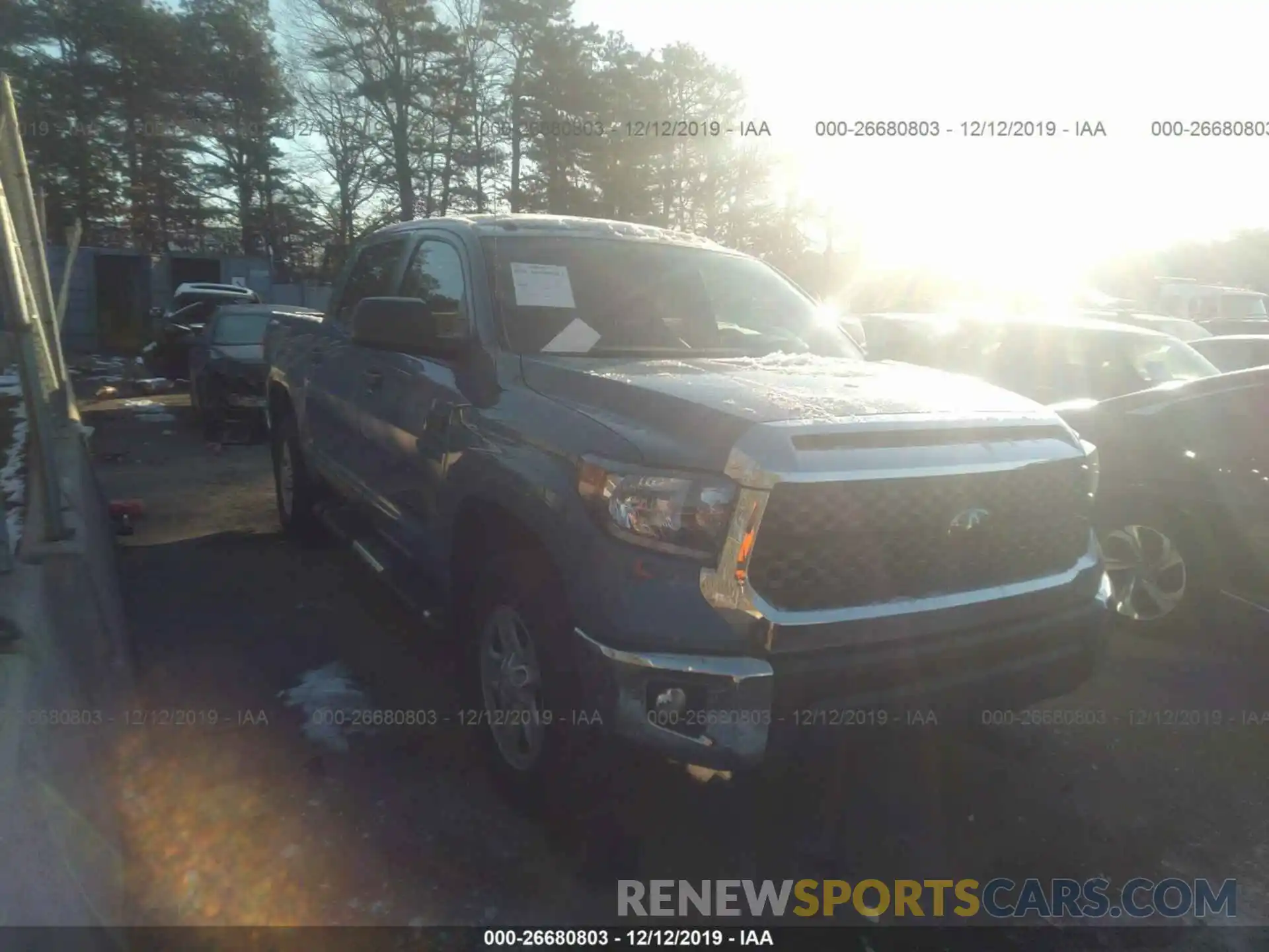 1 Photograph of a damaged car 5TFDY5F11KX858076 TOYOTA TUNDRA 2019